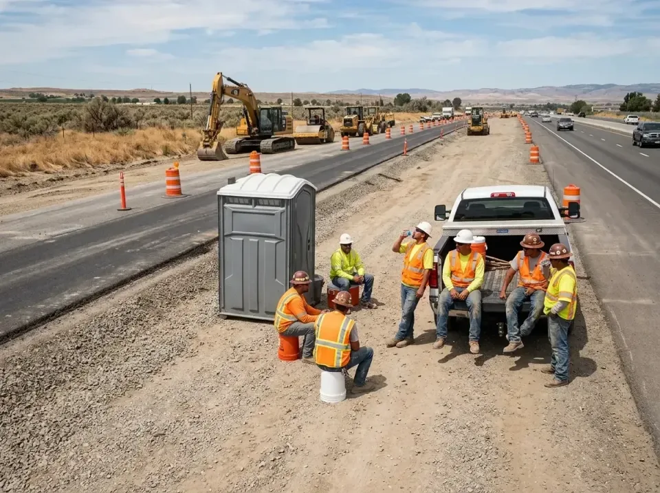 highway-road-construction-crew-007 — frequently asked questions, Porta Potty and Restroom Rentals in Country Club Estates, GA